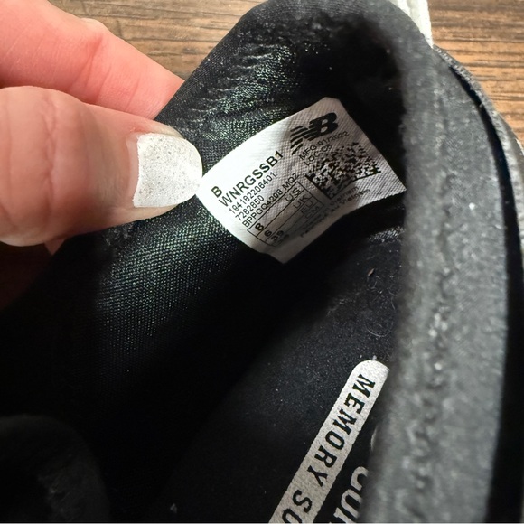NEW BALANCE BLACK SNEAKERS MEMORY SOLE COMFORT INSERT NERGIZE SPORT - Picture 7 of 8